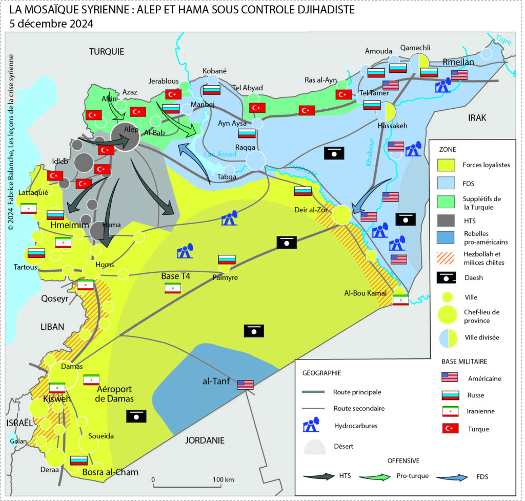 La mosaïque syrienne, le 5 décembre 2024 Fabrice Balanche