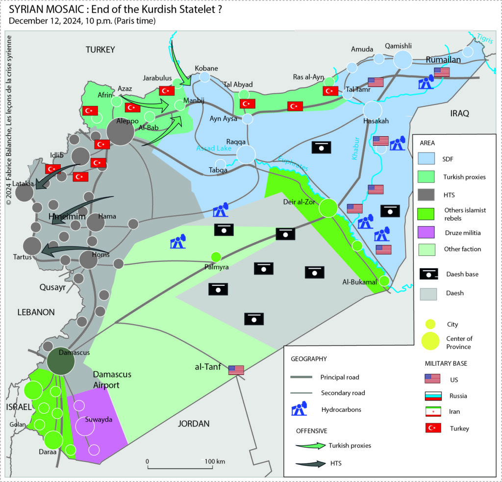 Syrian Mosaïc - 12 december 2024 End of Turkish Statelet