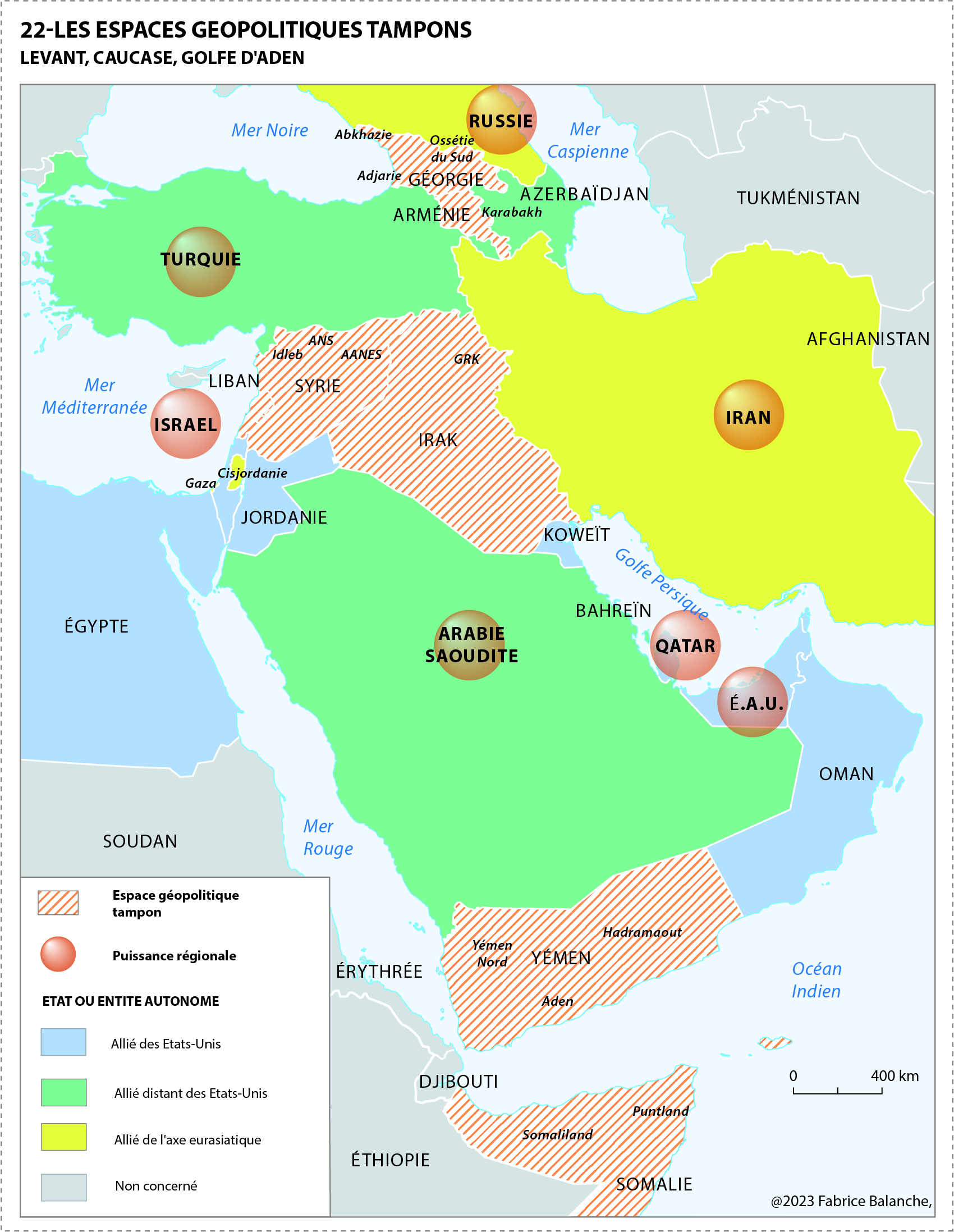 Les espaces géopolitiques tampons au Moyen-Orient Fabrice Balanche