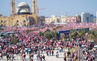 Beyrouth Manifestation en 2005